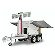 Solar Powered LED Lighting Tower - Double Axle